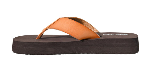 Corkys Footwear Women's Just Add Water Flip Flops - Featuring A Comfortable and Cushioned EVA Insole, A Vegan Leather Thong Strap - Casual And Comfortable
