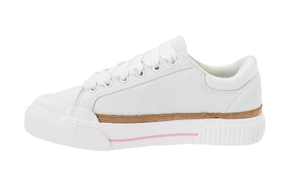 Corkys Footwear Hey Girl Womens Thats Her Fashion Sneaker - Featuring Two Stripes on The Side, Cushioned Insoles for All Day Wear, and A Lace-Up Design