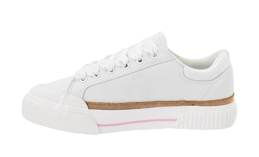 Corkys Footwear Hey Girl Womens Thats Her Fashion Sneaker - Featuring Two Stripes on The Side, Cushioned Insoles for All Day Wear, and A Lace-Up Design