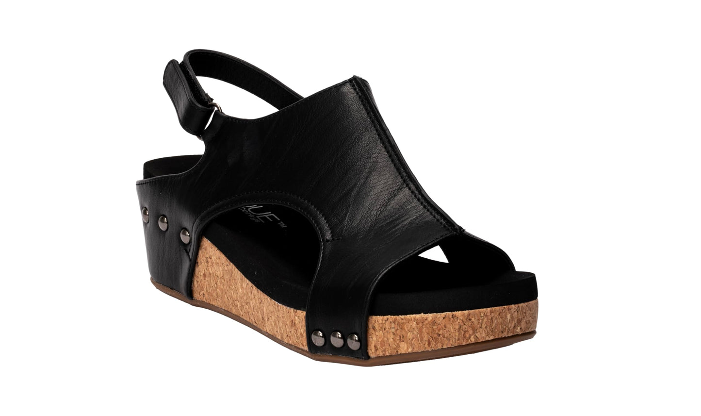 Corkys Footwear Volta Wedge - Chic Elegance Meets All-Year Comfort with a 2-Inch Cork Heel and Marshmallow Insole for Stylish Everyday Wear and All-Day Comfort
