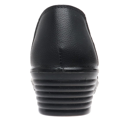 Pierre Dumas Footwear Women's Karen-40 Slip-On Loafers, Cushioned Insoles, 1.75 Inch Wedge