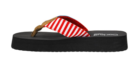 Corkys Footwear Women’s Liberty Flip Flop – Cushioned EVA Sandal with a 1.25-Inch Heel, Soft Thong Straps, Lightweight Comfort, and Effortlessly Stylish Design