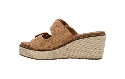 Corkys Footwear Womens 2.5-inch Manifest Wedge - Featuring Two Straps with Adjustable Buckles, Corkys Signature EVA Insoles for All-Day Comfort, and a Wrapped Outsole