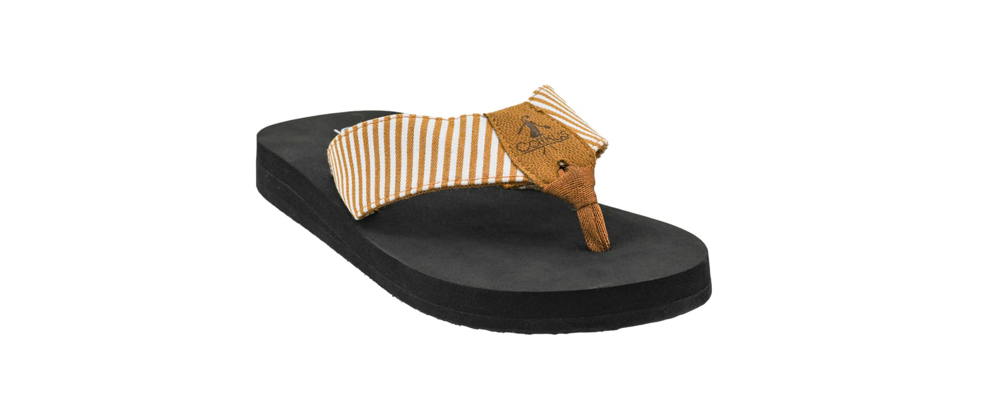 Corkys Footwear Women's Summer Break Flip Flops - Featuring A Thong Strap With Soft and Comfortable EVA insoles for All-Day Wear - Chic and Trendy Flip Flops