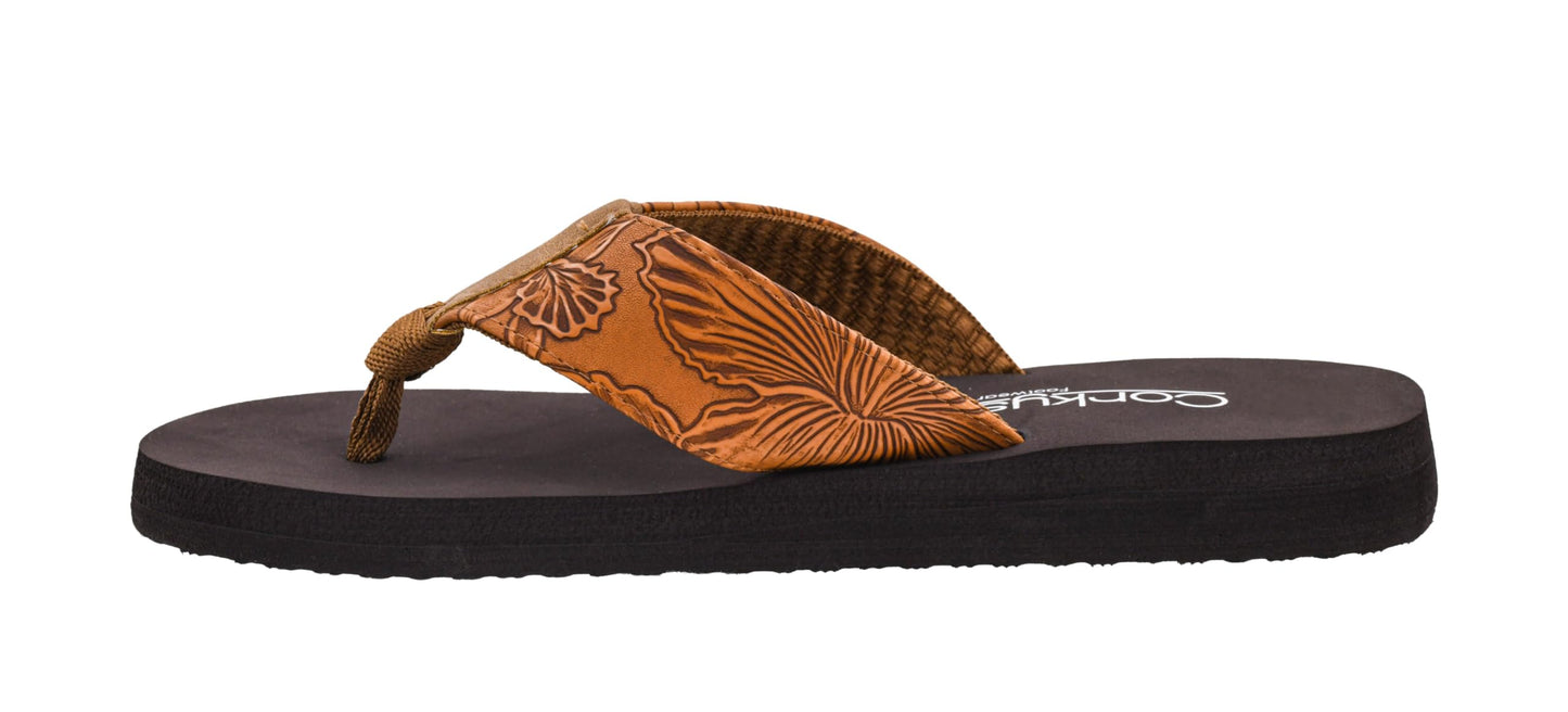 Corkys Footwear Womens Summer Break Flip Flops