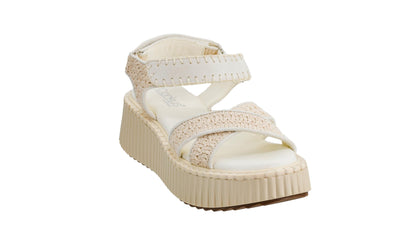 Corkys Footwear Women's Total Catch Flip Flop Sandals: Criss-Cross Style Straps with 1.75-Inch Platform and Secure Hook And Loop Ankle Closure for Comfort and Fashion