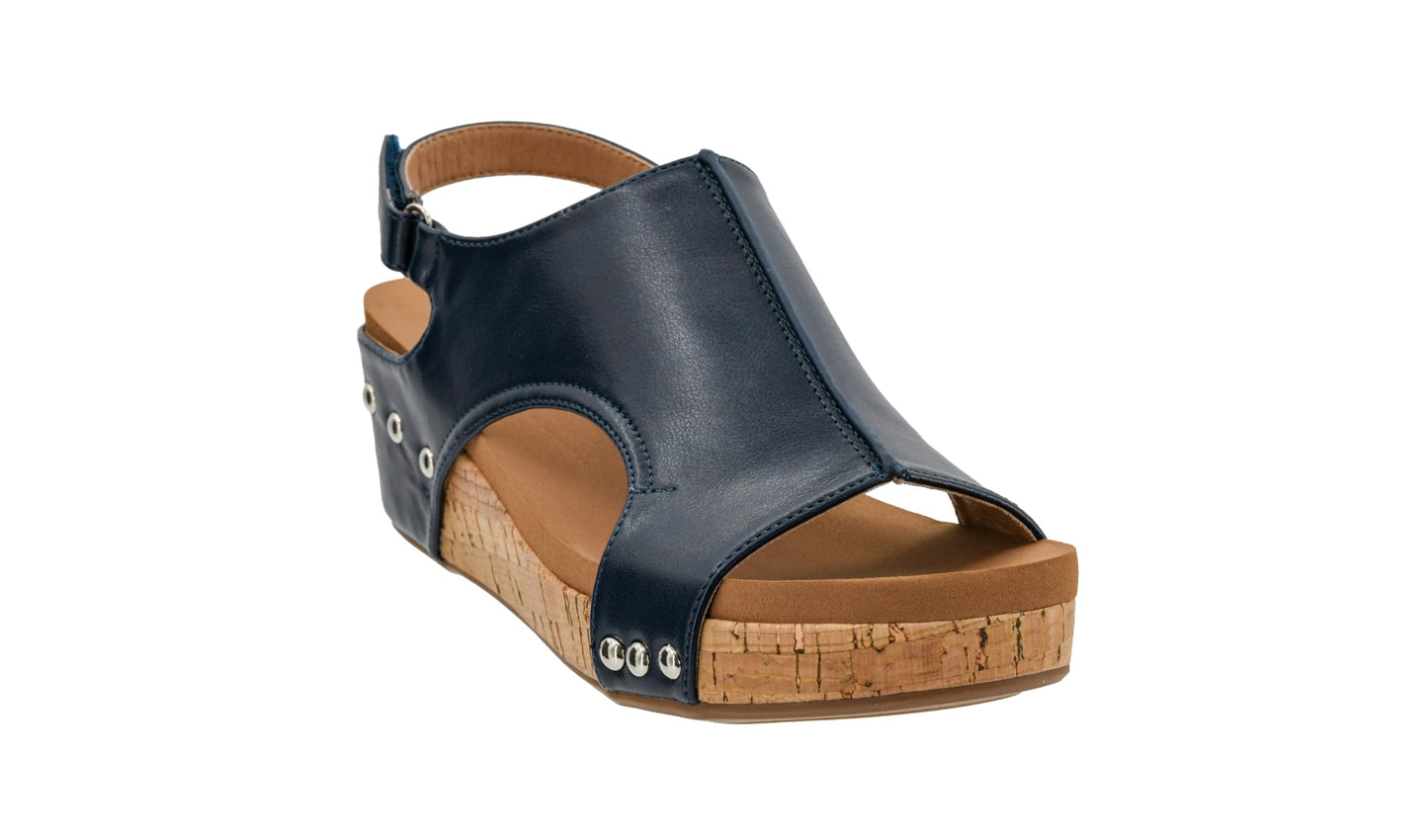 Corkys Footwear Volta Wedge - Chic Elegance Meets All-Year Comfort with a 2-Inch Cork Heel and Marshmallow Insole for Stylish Everyday Wear and All-Day Comfort