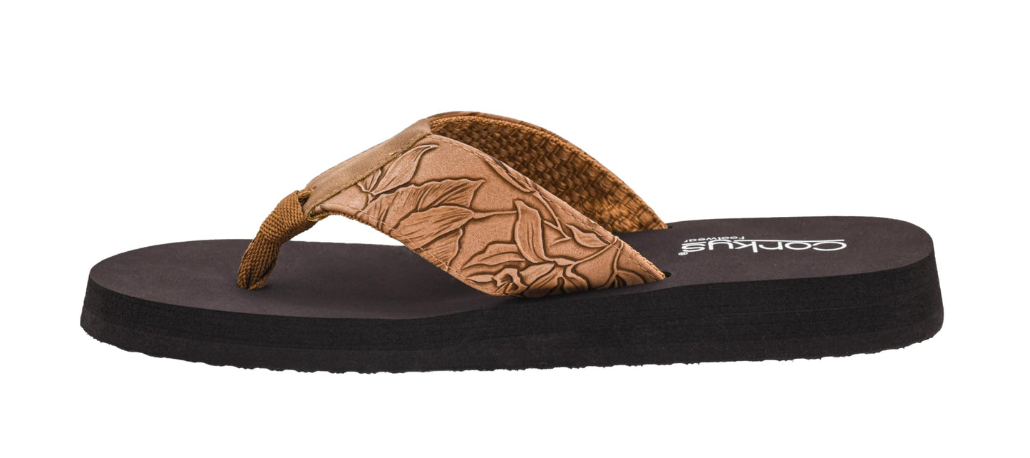 Corkys Footwear Womens Summer Break Flip Flops - Featuring A Thong Strap With Soft and Comfortable EVA insoles for All-Day Wear - Chic and Trendy Flip Flops