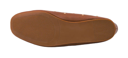 Corkys Footwear Hey Girl Womens Dont Be Rude Studded Ballet Flat - Featuring A Padded Insole for All Day Wear, Studs Along The Upper, and A Rounded Toe for A Polished Look