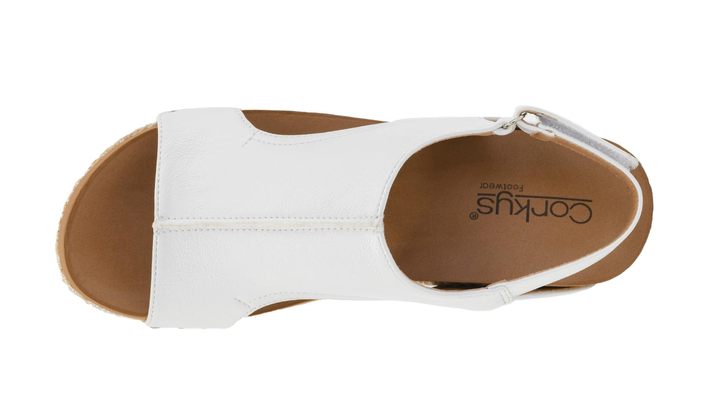 Corkys Footwear Volta Wedge - Chic Elegance Meets All-Year Comfort with a 2-Inch Cork Heel and Marshmallow Insole for Stylish Everyday Wear and All-Day Comfort