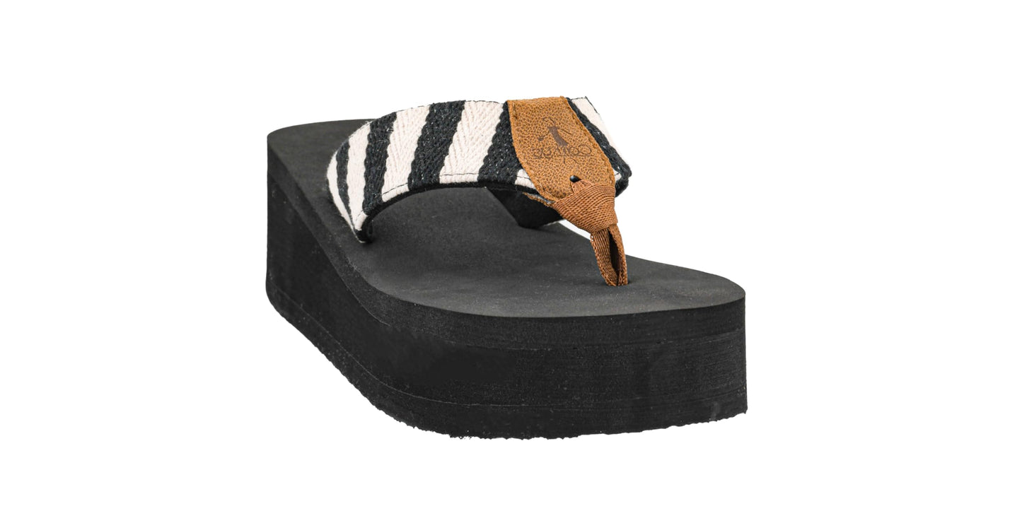 Corkys Footwear Women's Take A Dip Flip Flops - Featuring a Stylish V-Strap Design and a 2.5-Inch Platform, Blending Casual Elegance with Ultimate Comfort
