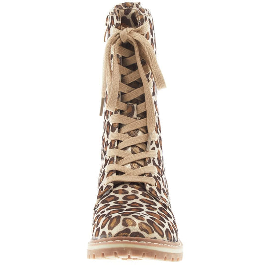 Corkys Footwear Women's FOMO Boot Gold Leopard Size 8