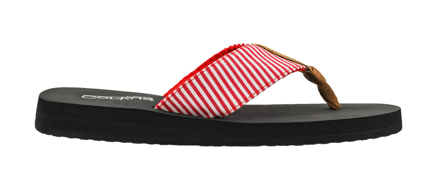 Corkys Footwear Women's Summer Break Flip Flops - Featuring A Thong Strap With Soft and Comfortable EVA insoles for All-Day Wear - Chic and Trendy Flip Flops