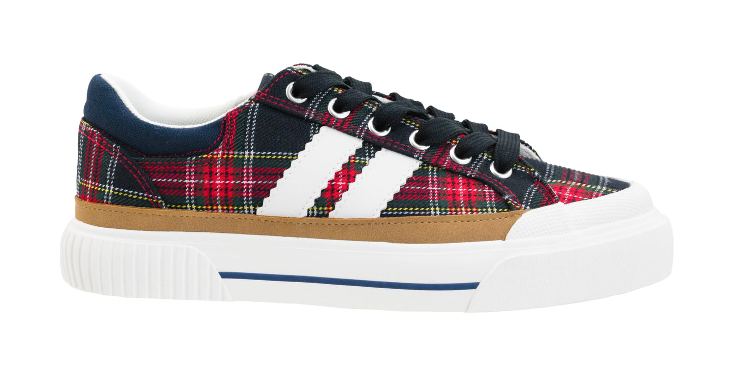 Corkys Footwear Hey Girl Womens Thats Her Fashion Sneaker - Featuring Two Stripes on The Side, Cushioned Insoles for All Day Wear, and A Lace-Up Design