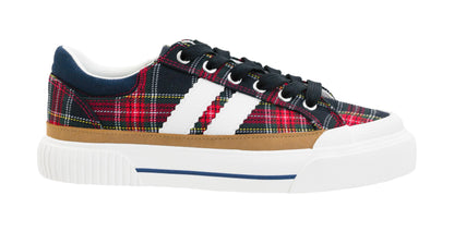 Corkys Footwear Hey Girl Womens Thats Her Fashion Sneaker - Featuring Two Stripes on The Side, Cushioned Insoles for All Day Wear, and A Lace-Up Design