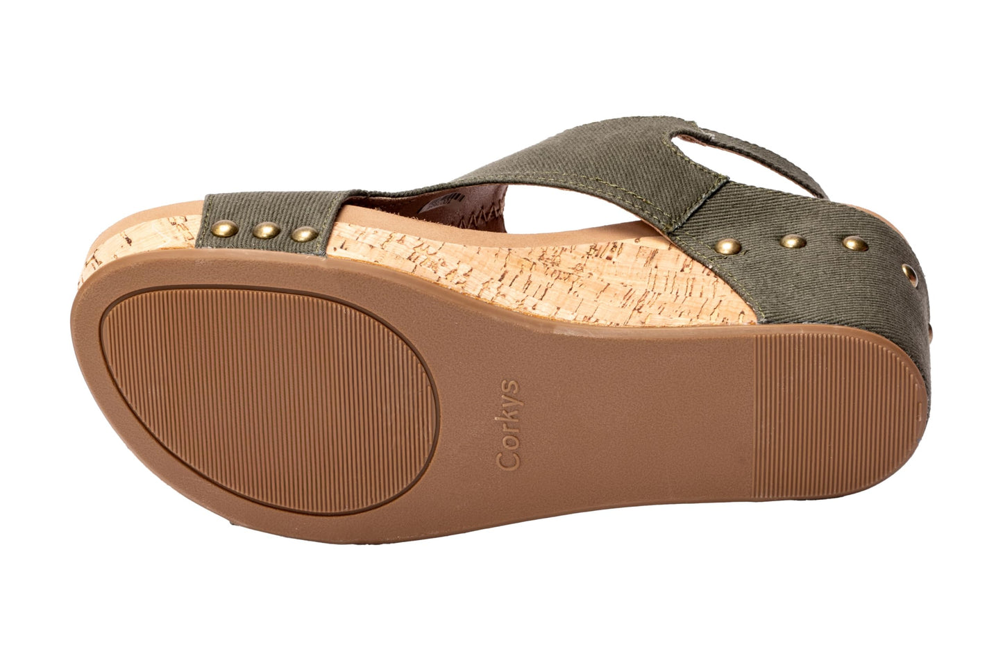 Corkys Footwear Women's Carley Wedges, Featuring Corkys EVA Foam Cushioned Insoles, A 2.5 Inch Heel, Lightweight For All Day Wear, And Hook And Loop Closure