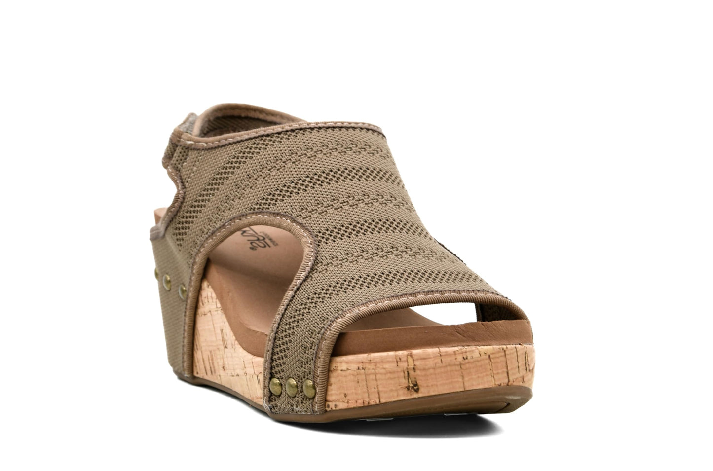 Corkys Footwear Women's Carley Wedges, Featuring Corkys EVA Foam Cushioned Insoles, A 2.5 Inch Heel, Lightweight For All Day Wear, And Hook And Loop Closure