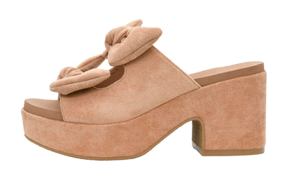 Corkys Footwear Womens Put A Bow On It Heeled Sandal - With A 3.25-Inch heel And 1-Inch platform, Chunky Heel, EVA Insole, and a Stylish Upper With Bows