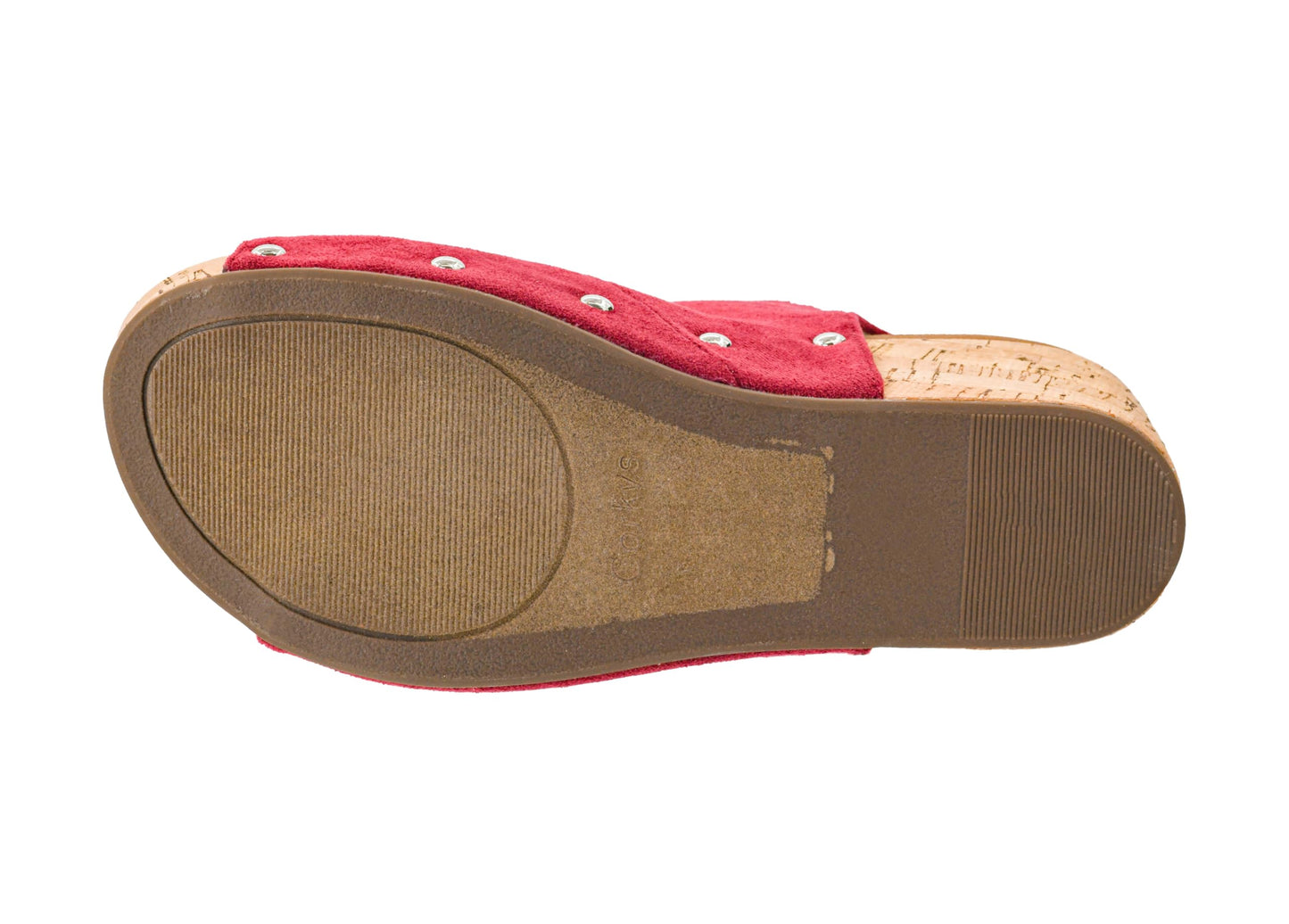 Corkys Footwear Women's Frisky Wedge - Featuring a 2.5-Inch Heel, A Lightweight Cork Heel, Adjustable Ankle Strap, and All-Day Comfort for Effortless Style