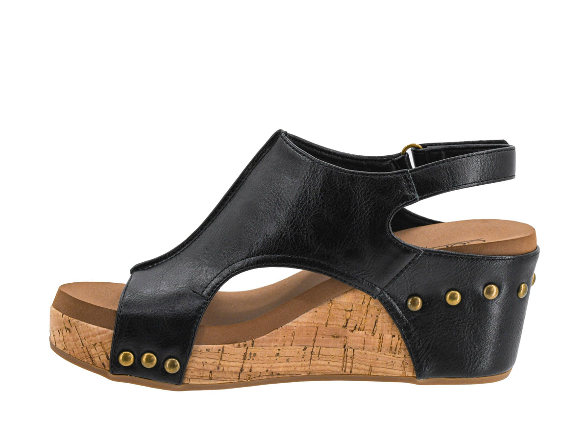 Corkys Carley Wedge Sandal — Cork Platform Heel Built for All-Day Wear