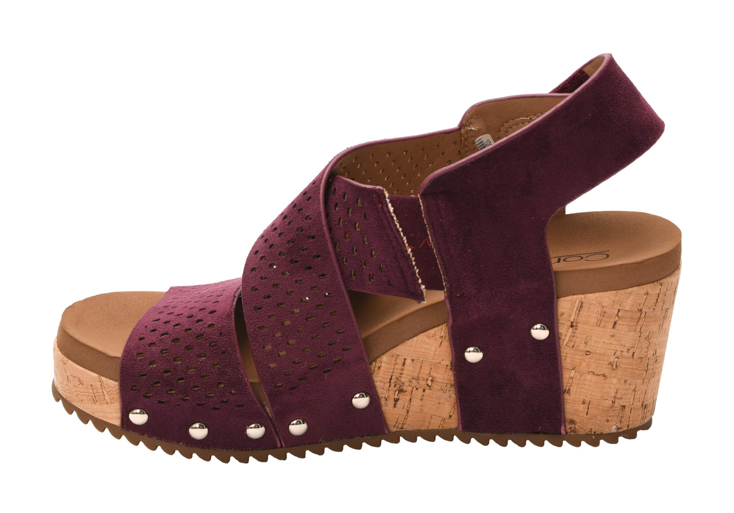 Corkys Footwear Womens Guilty Pleasure Wedges - Featuring a 2.5-Inch Heel, Corkys Signature Soft Cushion EVA Insoles, And A Strappy and Breathable Upper