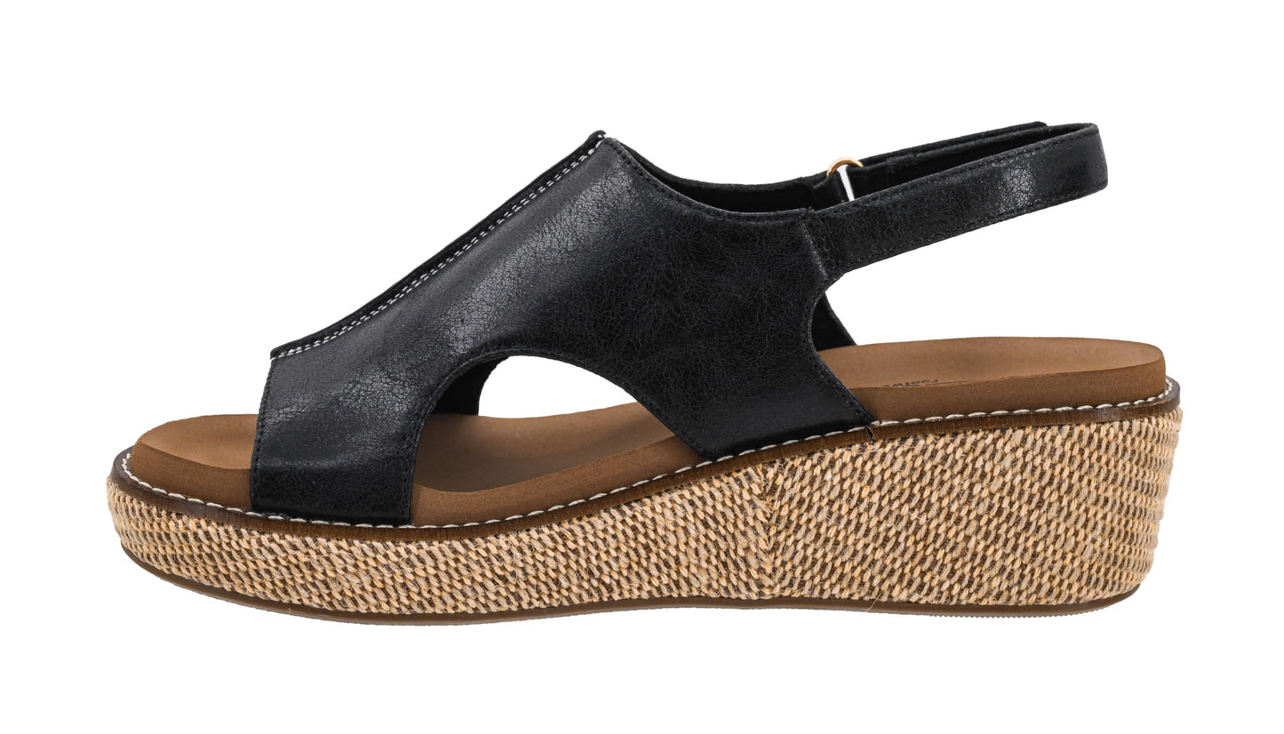 Corkys Footwear Volta Wedge - Chic Elegance Meets All-Year Comfort with a 2-Inch Cork Heel and Marshmallow Insole for Stylish Everyday Wear and All-Day Comfort