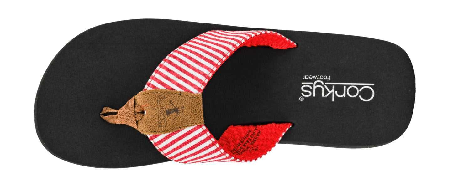 Corkys Footwear Women's Summer Break Flip Flops - Featuring A Thong Strap With Soft and Comfortable EVA insoles for All-Day Wear - Chic and Trendy Flip Flops