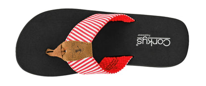 Corkys Footwear Women's Summer Break Flip Flops - Featuring A Thong Strap With Soft and Comfortable EVA insoles for All-Day Wear - Chic and Trendy Flip Flops