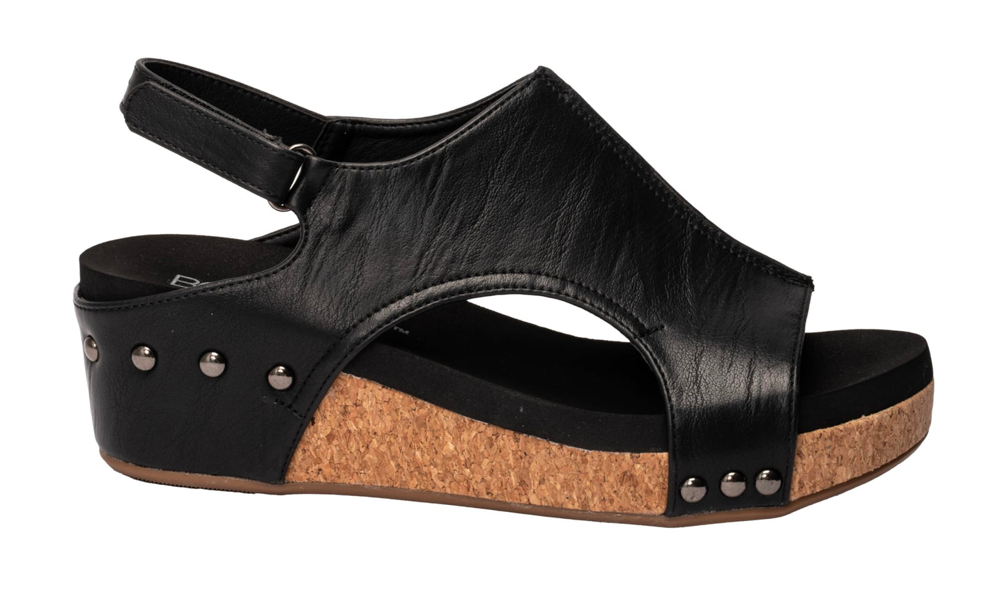 Corkys Footwear Volta Wedge - Chic Elegance Meets All-Year Comfort with a 2-Inch Cork Heel and Marshmallow Insole for Stylish Everyday Wear and All-Day Comfort