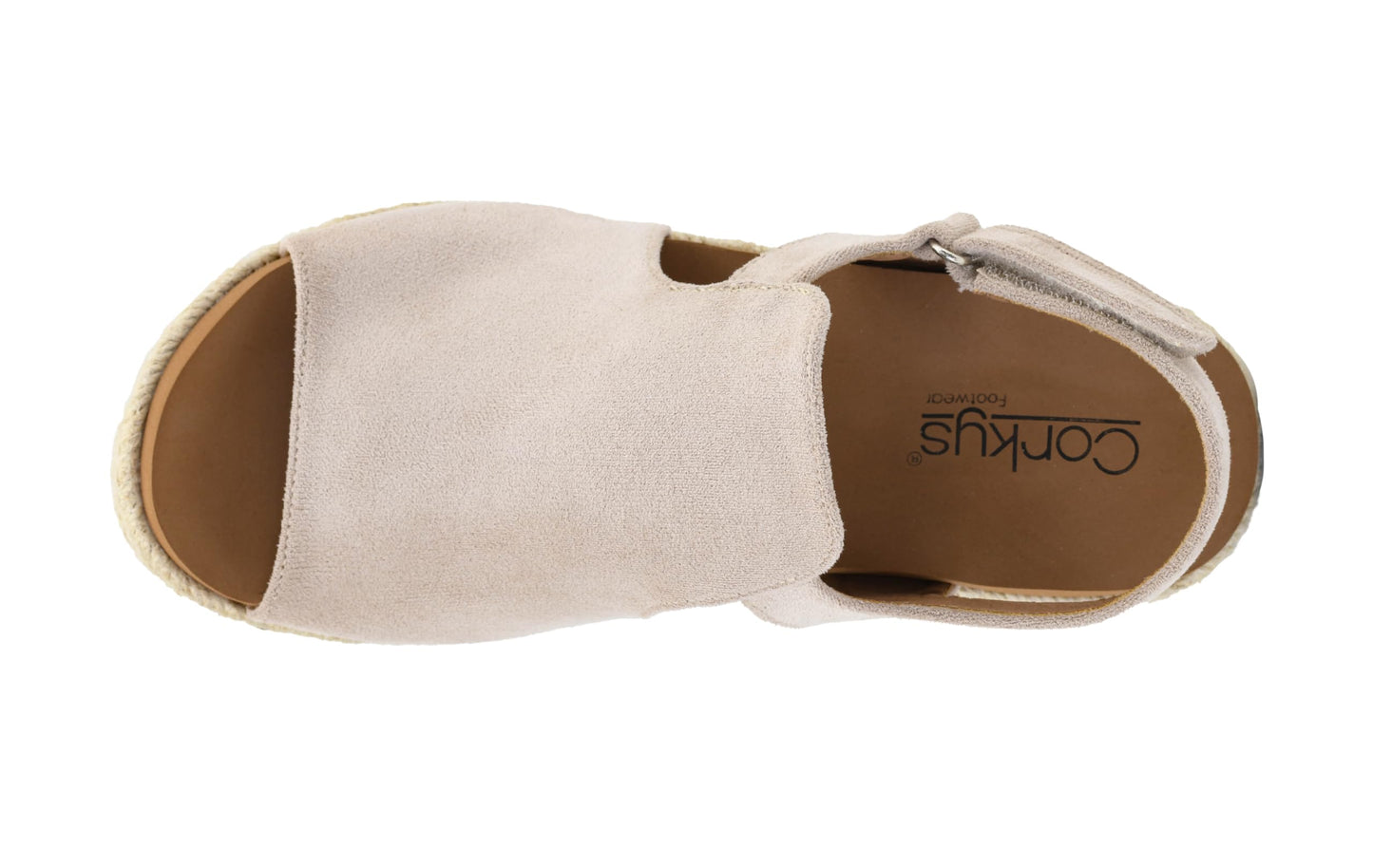 Corkys Footwear Pose Wedges | Memory Foam Insoles, 2.5-Inch Heel, Hook and Loop Closure | Stylish and Comfortable for All Day Wear