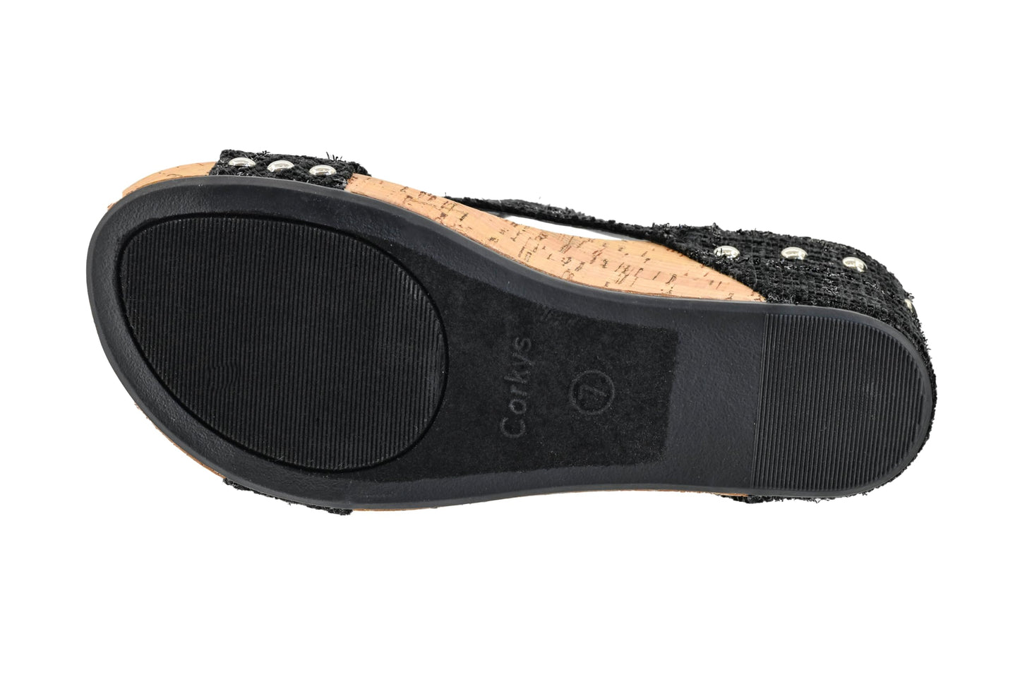 Corkys Footwear Women's Carley Wedges, Featuring Corkys EVA Foam Cushioned Insoles, A 2.5 Inch Heel, Lightweight For All Day Wear, And Hook And Loop Closure