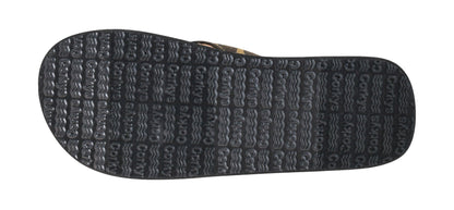 Corkys Footwear Womens Overboard Thong Flip Flops - Featuring A Comfortable and Cushioned EVA Insole and A Vegan Leather Thong Strap with Western Stitching