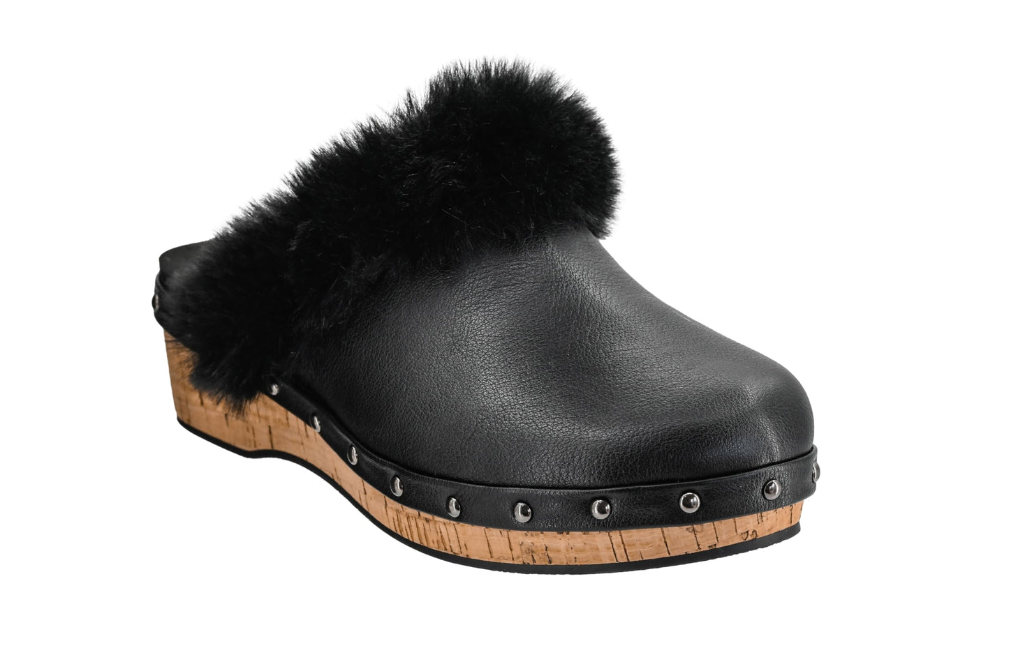 Corkys Footwear Just Fur Fun 1.75-Inch Wedge Mules, Slip-On, Memory Foam Insoles, Faux Fur Lining, Chic, Comfortable, Elegant Fall Footwear