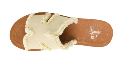 Corkys Footwear Hold Please 1-Inch Platform Sandals with Cushioned Foot-bed and Stylish 'H' Strap On Upper– Ultimate Comfort Meets Chic Design - Perfect For Everyday Wear