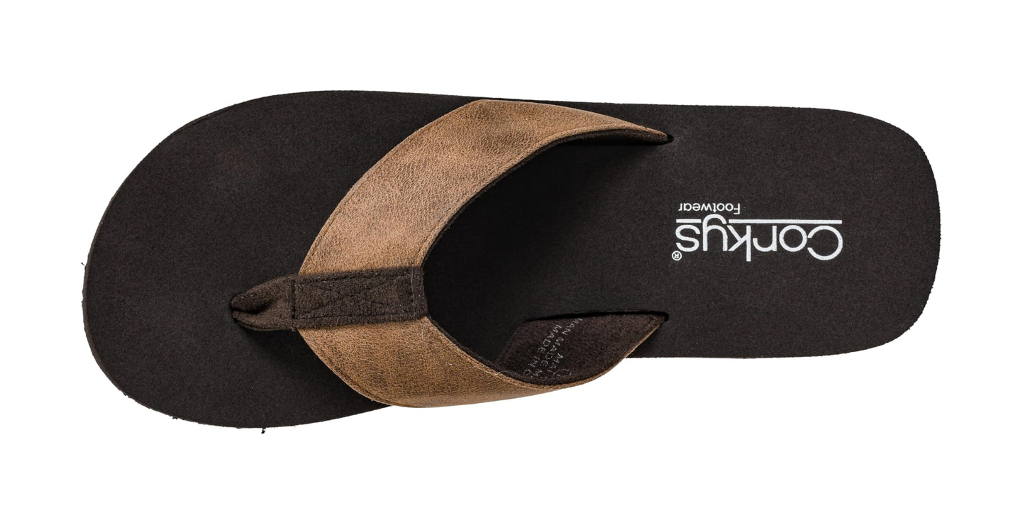 Corkys Footwear Women's Mai Tai Flip Flops - Featuring a Stylish V-Strap Design and a 2.5-Inch Platform, Blending Casual Elegance with Ultimate Comfort