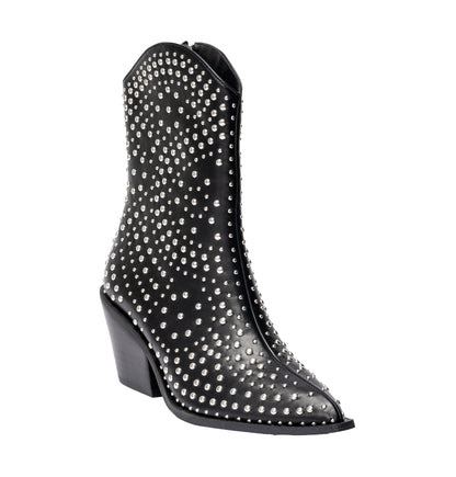 Corkys Footwear Women's Lowlights Studded Bootie