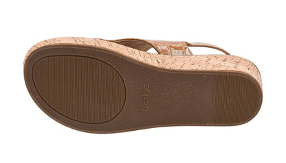 Corkys Footwear Volta Wedge - Chic Elegance Meets All-Year Comfort with a 2-Inch Cork Heel and Marshmallow Insole for Stylish Everyday Wear and All-Day Comfort