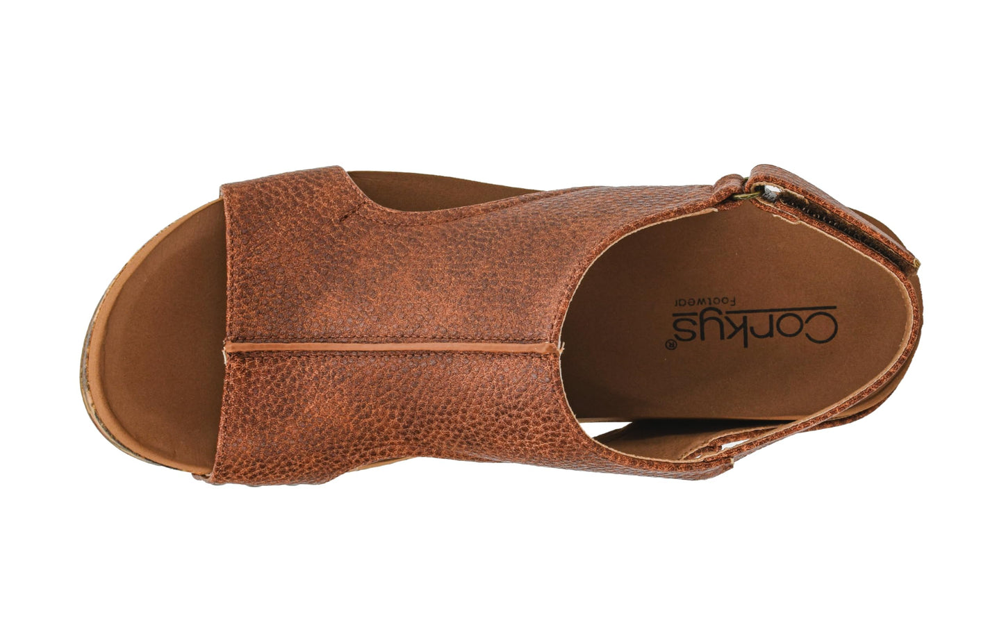 Corkys Footwear Women's Carley Wedges, Featuring Corkys EVA Foam Cushioned Insoles, A 2.5 Inch Heel, Lightweight For All Day Wear, And Hook And Loop Closure