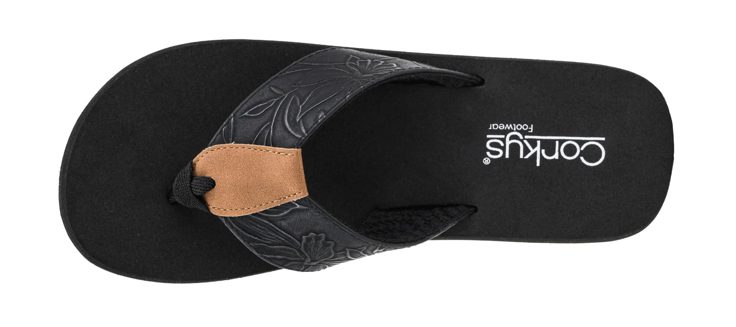 Corkys Footwear Womens Summer Break Flip Flops - Featuring A Thong Strap With Soft and Comfortable EVA insoles for All-Day Wear - Chic and Trendy Flip Flops