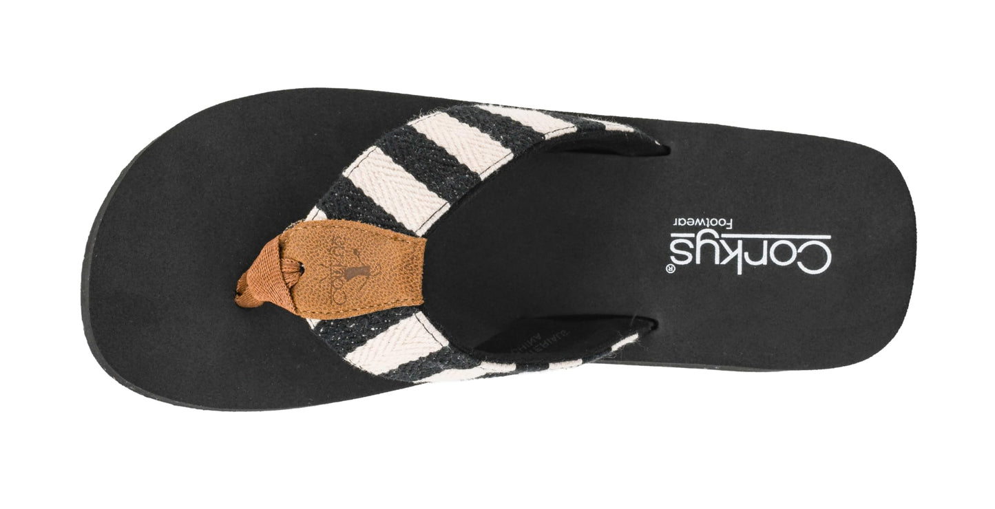 Corkys Footwear Women's Take A Dip Flip Flops - Featuring a Stylish V-Strap Design and a 2.5-Inch Platform, Blending Casual Elegance with Ultimate Comfort