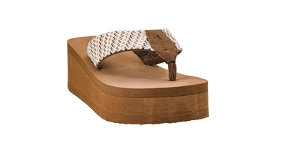 Corkys Footwear Women's Take A Dip Flip Flops - Featuring a Stylish V-Strap Design and a 2.5-Inch Platform, Blending Casual Elegance with Ultimate Comfort