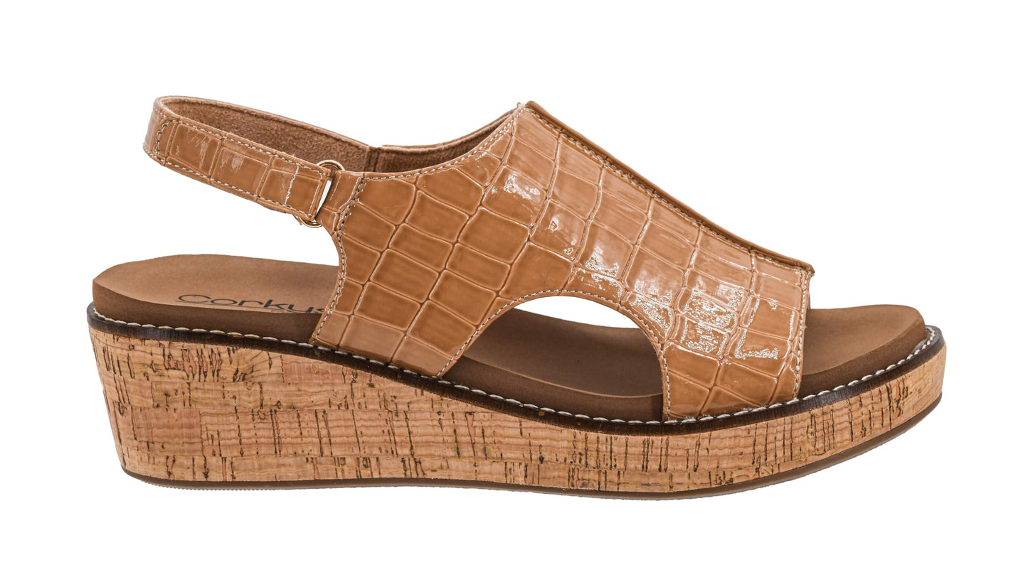 Corkys Footwear Volta Wedge - Chic Elegance Meets All-Year Comfort with a 2-Inch Cork Heel and Marshmallow Insole for Stylish Everyday Wear and All-Day Comfort