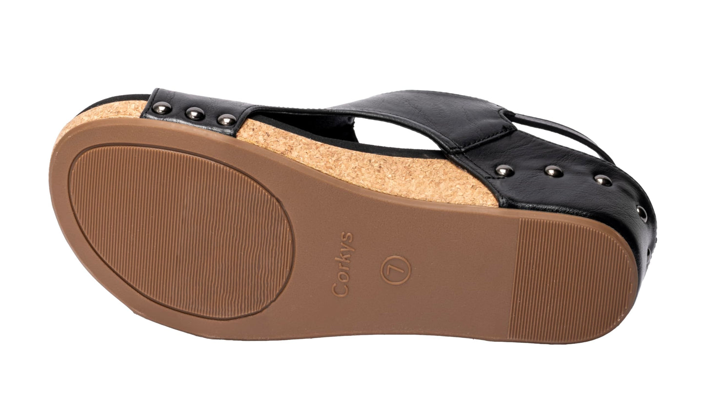 Corkys Footwear Volta Wedge - Chic Elegance Meets All-Year Comfort with a 2-Inch Cork Heel and Marshmallow Insole for Stylish Everyday Wear and All-Day Comfort