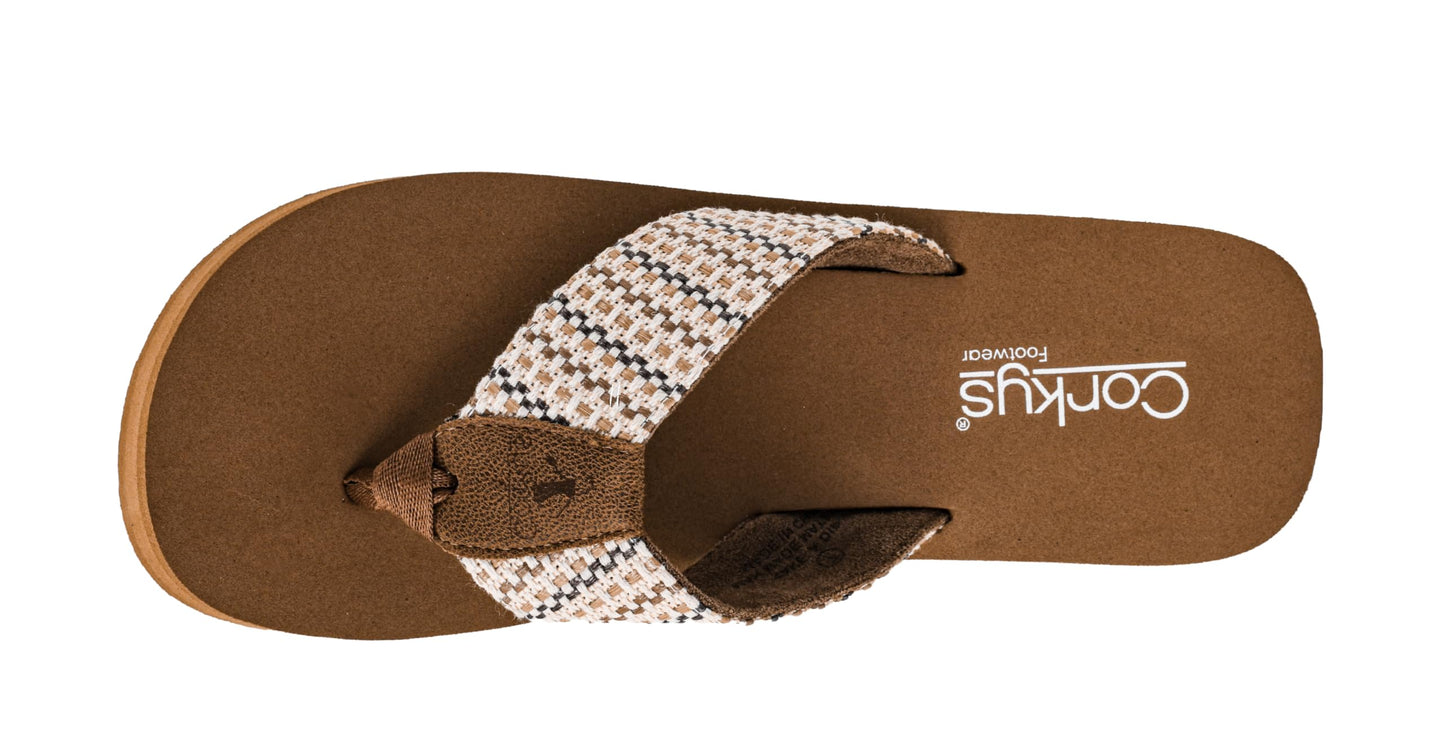 Corkys Footwear Women's Take A Dip Flip Flops - Featuring a Stylish V-Strap Design and a 2.5-Inch Platform, Blending Casual Elegance with Ultimate Comfort