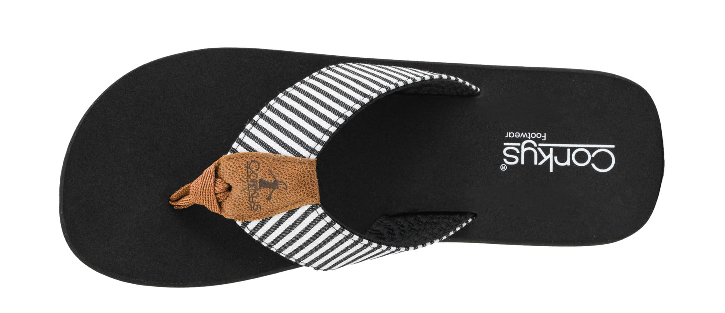Corkys Footwear Women's Summer Break Flip Flops - Featuring A Thong Strap With Soft and Comfortable EVA insoles for All-Day Wear - Chic and Trendy Flip Flops