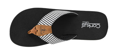 Corkys Footwear Women's Summer Break Flip Flops - Featuring A Thong Strap With Soft and Comfortable EVA insoles for All-Day Wear - Chic and Trendy Flip Flops