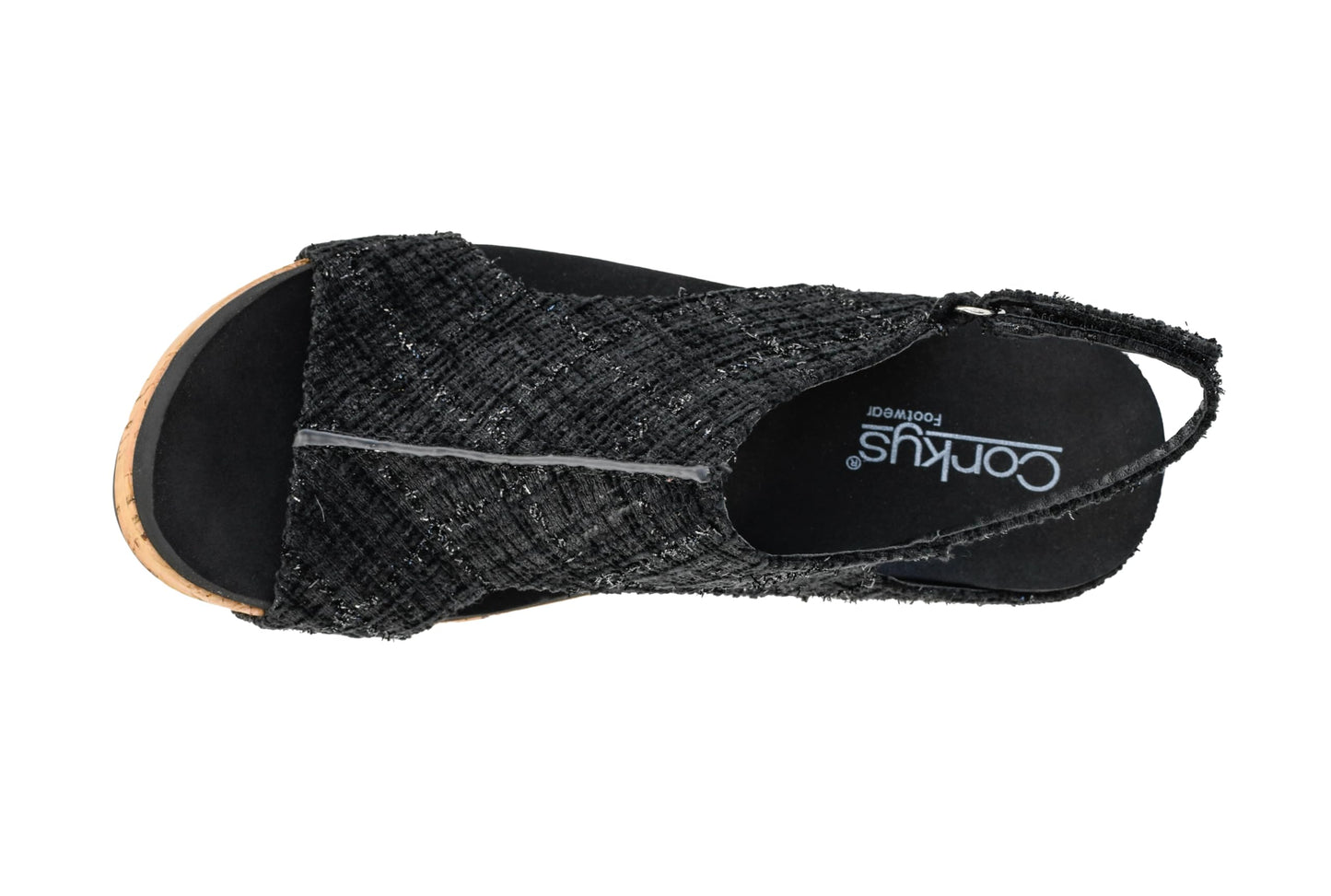 Corkys Footwear Women's Carley Wedges, Featuring Corkys EVA Foam Cushioned Insoles, A 2.5 Inch Heel, Lightweight For All Day Wear, And Hook And Loop Closure