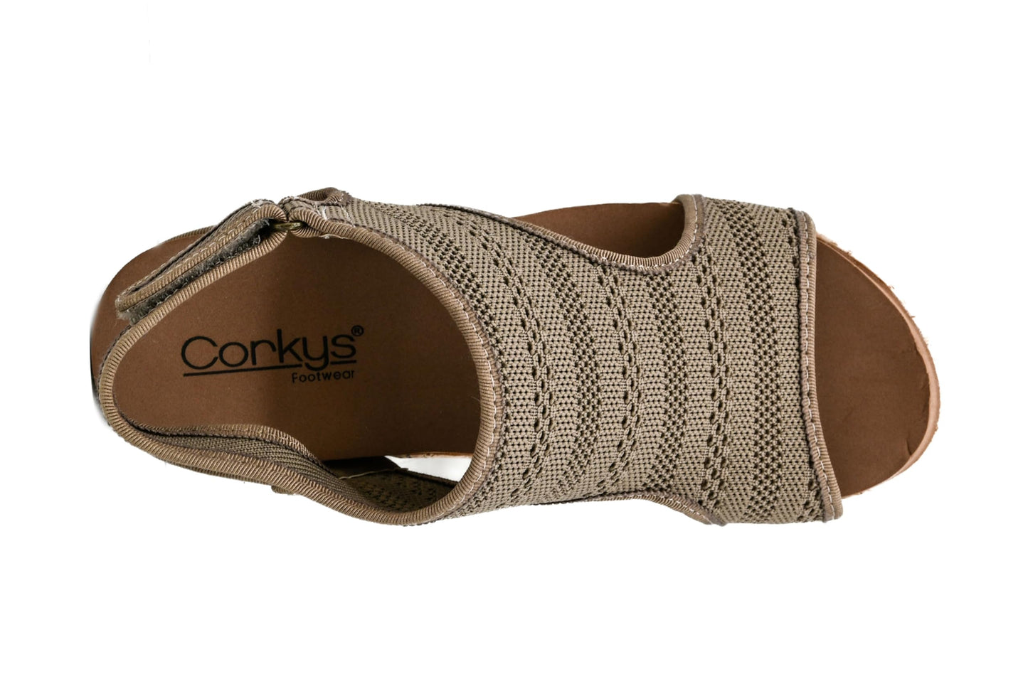 Corkys Footwear Women's Carley Wedges, Featuring Corkys EVA Foam Cushioned Insoles, A 2.5 Inch Heel, Lightweight For All Day Wear, And Hook And Loop Closure