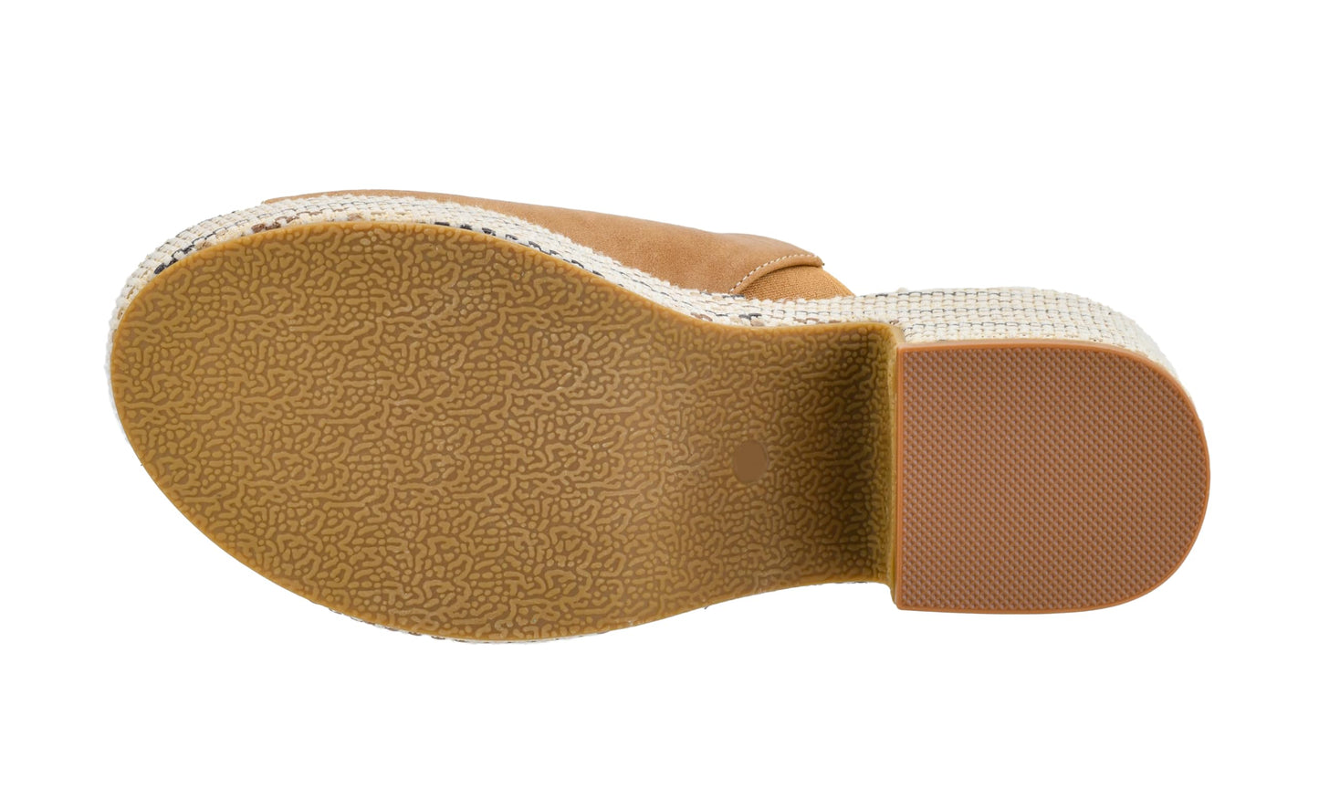 Corkys Footwear Totally Buggin Heeled Sandal - With A 3.25-Inch heel And 1-Inch platform, Chunky Heel, Slip-on Comfort, EVA Insole, and a Stylish Raffia Outsole