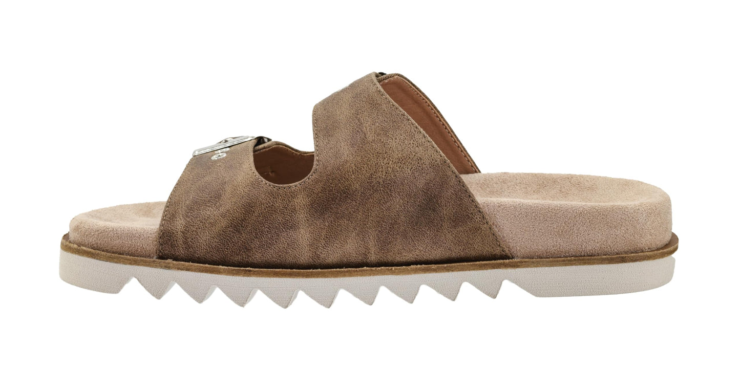 Corkys Footwear Women's Dash Sandals - Featuring Two Straps With Adjustable Buckles, A Soft Lined and Cushioned Insole, and All Day Wear - Chic and Trendy